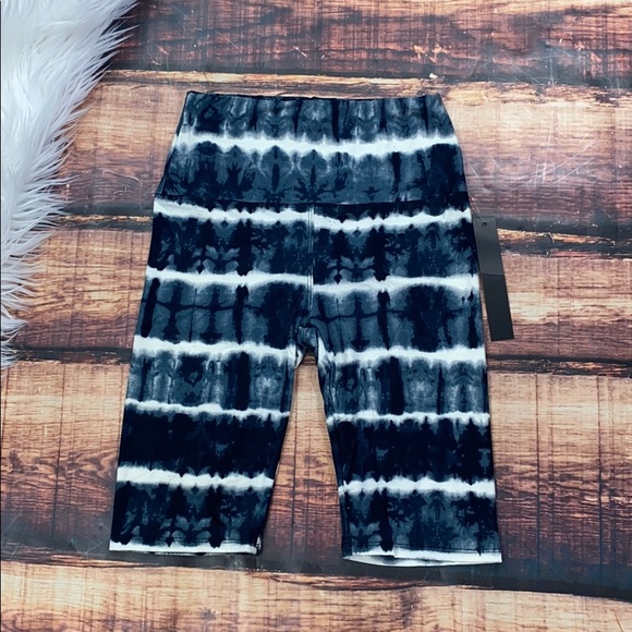 Pants - << Blue Tye Dye Bike Shorts >>